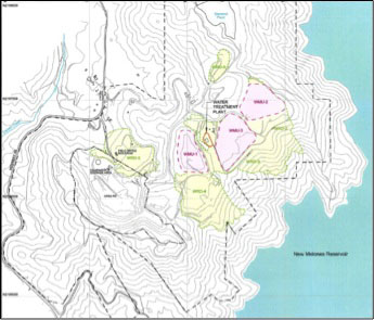 Site Map for the WMUs